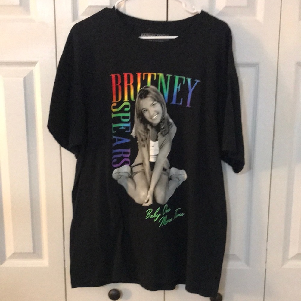 Black Britney Spears Graphic T-Shirt